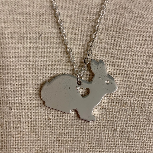 Silver Bunny Necklace - Picture 3 of 3